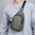 thumbnail image 3 of InsCrazy Sling Bag for Men Business Chest Bag for Casual Crossbody Sling Pack Versatile Fitness Cycling Front Bag Convenient Shoulder Bag for Travel Outdoor Sports, 3 of 7