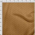 thumbnail image 4 of oneOone Tissu Popeline de Coton Brun Rouille Rétro Fusée Minimaliste Matériel de Robe Tissu Imprimé Tissu au Mètre 56 Pouces de Large, 4 of 5