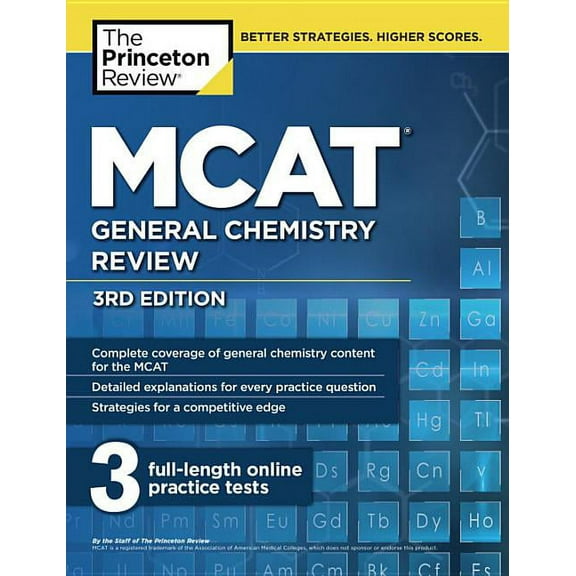 Graduate School Test Preparation: MCAT General Chemistry Review, 3rd Edition (Edition 3) (Paperback)