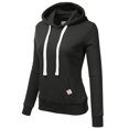 thumbnail image 3 of Doublju Women's Basic Lightweight Pullover Hoodie Sweatshirt with Plus Size, 3 of 5