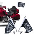 thumbnail image 4 of Motorcycle American Flagpole, L R Fashionable  Trunk Lid Flagpole Mount Kit With Homeland Security Flag For Modification, 4 of 8