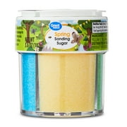 Great Value 4-in-1 Spring Pastel Sanding Sugar Pieces, Dessert Sprinkles and Decorations, 3.6 oz