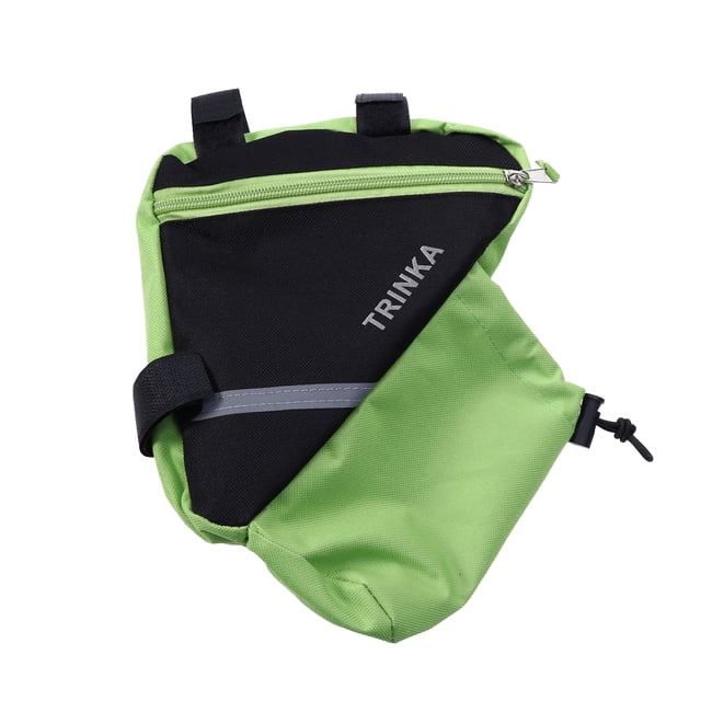 EeaseCA Cycling Storage Bag Triangle Frame Strap-On Pouch MTB Bag with Kettle Holder (Green)