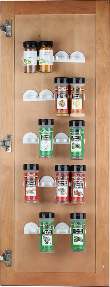 36 Spice Gripper Spice Rack Spice Clip Organizer Spice Rack Gripper Clips Organizer for Cabinet Door with Stick or Screw Option in Kosovo at 23 Rating 5