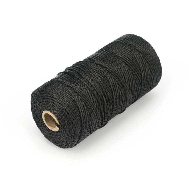 426 Feet Tarred Twine #36 Bank Line-Black Nylon String 2mm-100% Black Nylon  Twine-Strong Durable Twisted Seine Twine for Garden,Fishing,Outdoor  Camping&Netting Home Improvement,Weatherproof 