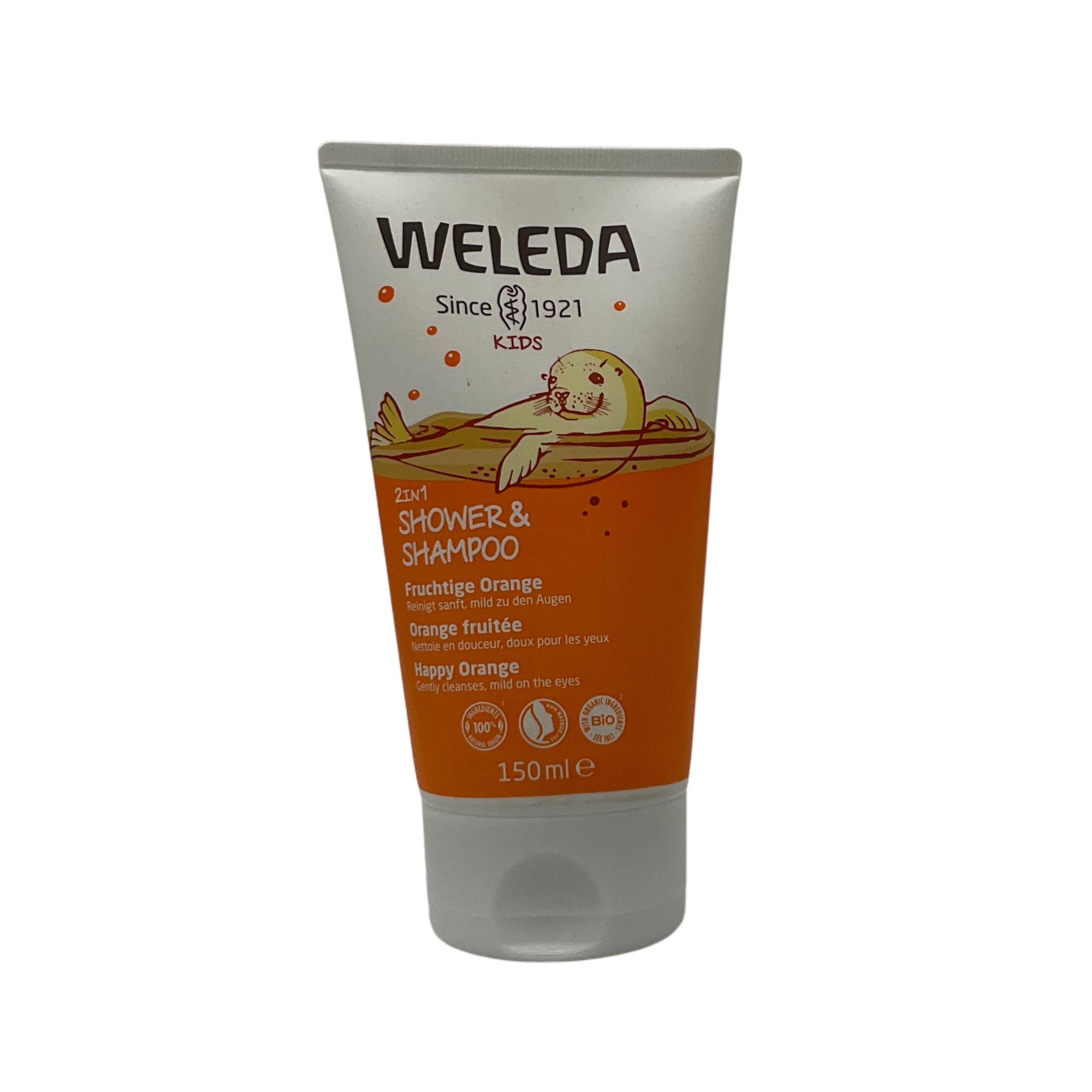 Weleda Kids 2 In 1 Happy Orange Shower & Shampoo 5 oz