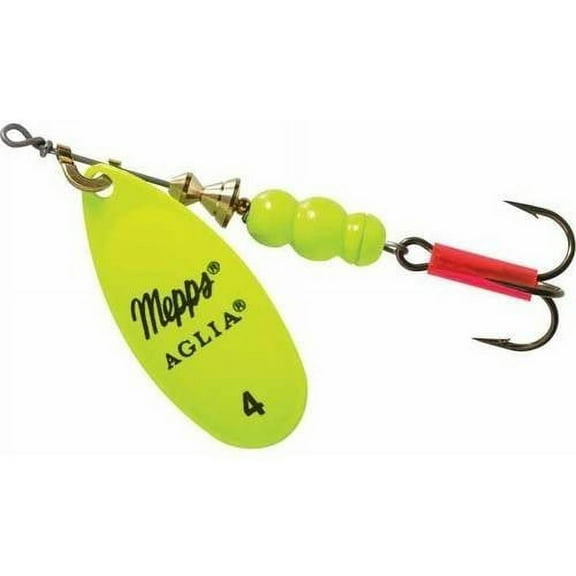 Mepps B4 HC Aglia In-Line Spinner 1/3 oz Plain Treble Hook Hot