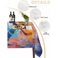 thumbnail image 3 of Ice Hockey Players Tablecloth Rectangle Table Cloth 60x102, Waterproof Tablecloth Outdoor Table Cloth, Sports Watercolor Ombre Abstract Art Washable Table Cover for Kitchen Dinning Party, 3 of 8