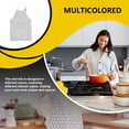 thumbnail image 2 of Unisex Kitchen Front Bolsets Delantal Grasa a prueba de ropa Chef cocinar BIB al aire libre BBQ Servidor Artista Bakery Restaurante Gadgets Blanco Advancent HA010194-05, 2 of 6