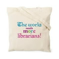 thumbnail image 2 of CafePress - More Librarians Tote Bag - Unisex Canvas Tote Bag, Beige, 1-Piece, 2 of 7