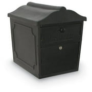 Postal Products Unlimited N1029134 Black Curbside Lockable Blow Molded Mailbox