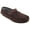 Dark Brown, variant on Mens Bruce Real Suede Moccasin Slippers