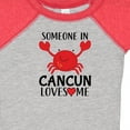 thumbnail image 4 of Inktastic Someone in Cancun Loves Me Boys or Girls Baby Bodysuit, 4 of 5