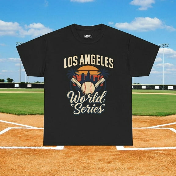 LA Baseball World Series Unisex Tee, Dodgers Fan Cotton Shirt