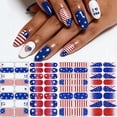 thumbnail image 2 of American Independence Day Nail Polish Film Nail Stickers Stickers Star American Decals, 2 of 7