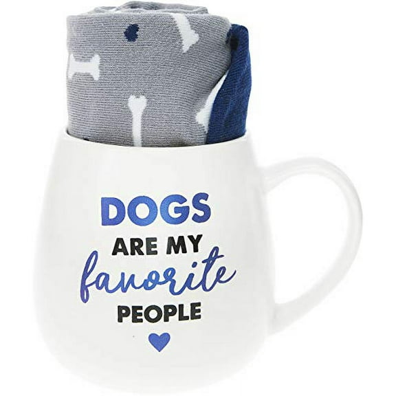 Pavilion Gift Company - Dog - 15.5 oz Mug and Sock Set