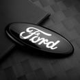thumbnail image 1 of Car Front Grille Emblem Rear Trunk Lid Logo Sticker Decor For Fiesta Focus 2 Mondeo mk4 Mustang Ranger Kuga S-MAX Transit C 22.4x8.8cm, 1 of 5