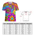 thumbnail image 2 of Nostalgic Vintage Floral Women's Short Sleeve Tops Casual Blouses T Shirt, 2 of 6