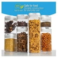 Set of 7 Airtight Food Storage Containers Pantry Organizer Bins, BPA