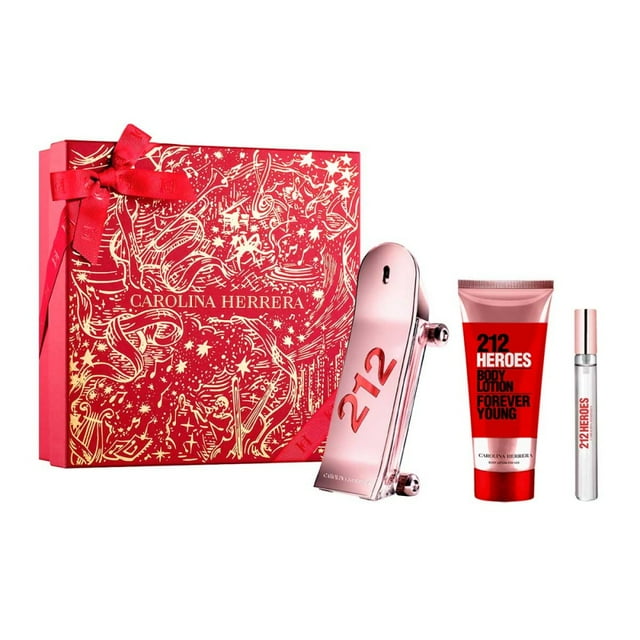 Estuche 212 Heroes Navidad 3 pzs Dama