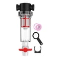 thumbnail image 1 of S SERENABLE Aquarium Filter Pump 1/2in Thread Reusable Cleaner Accessory Sediment Filter 200 Mesh, 1 of 9