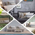 thumbnail image 6 of Beige Brown Blue Long Body Pillow Covers, Vintage Abstract Mottled Texture Soft Throw Pillow Cases with Invisible Zipper, Decorative Pillowcase Pillows Protectors for Sofa Bed Couch 20"x60", 6 of 9