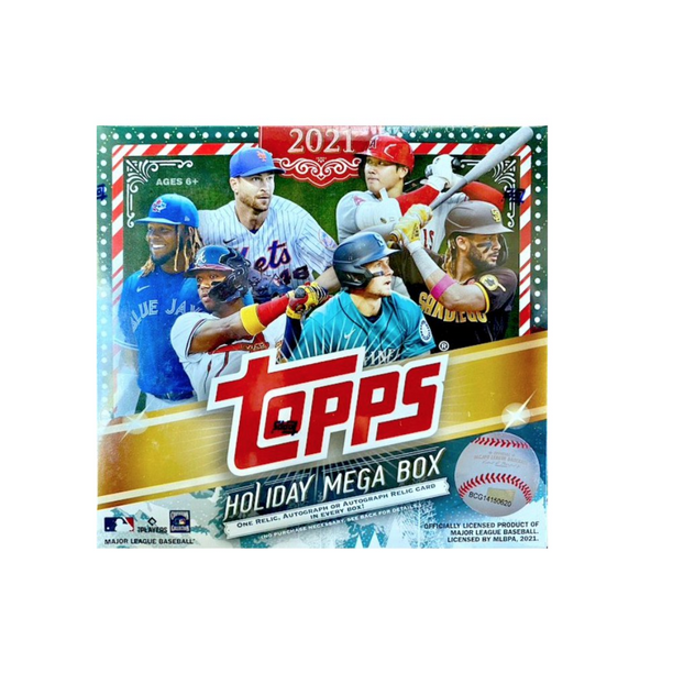 21 Topps Cards Holiday Baseball Mega Box