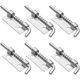thumbnail image 1 of Juego de pestillo de acero inoxidable para puerta de jardín, 6 piezas, cerradura de resorte galvanizada, 5,5 cm x 1,6 cm, pernos de 4,5 mm, 1 of 5