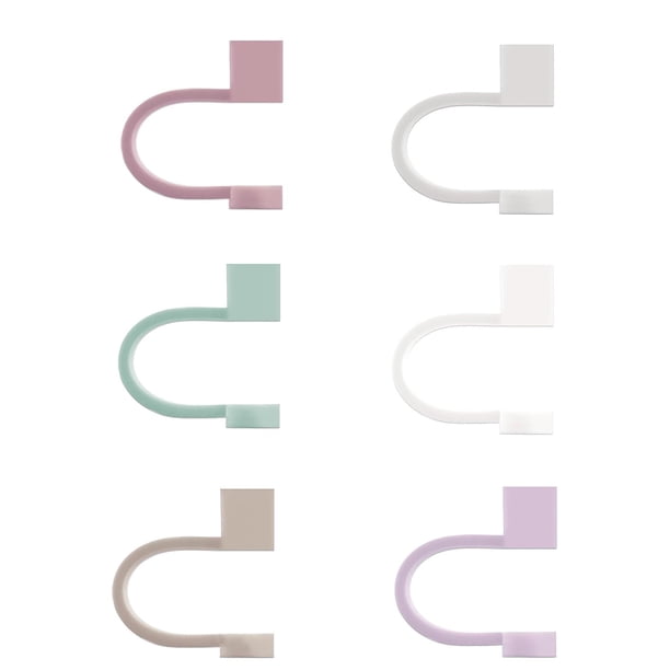 ¡Gran oferta! 6 uds. Decoración de paja, cubierta de puntas de paja, tapa para pajitas reutilizables, Protector de paja de larga duración