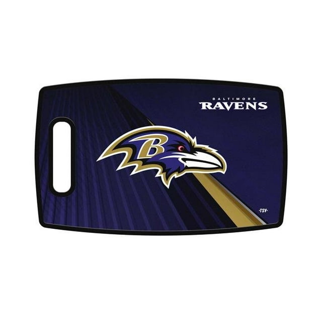 Sports Vault LBNFL03 14 x 9 Po. NFL Baltimore Ravens Grande Planche à Découper