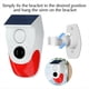 thumbnail image 3 of de Detección Solar del Cuerpo Humano para Exteriores, un Sensor con Control Remoto de 120 DB de Alto Decibelio para el Antirrobo en el Hogar, 3 of 5