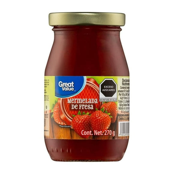 Mermelada de fresa Great Value 270 g