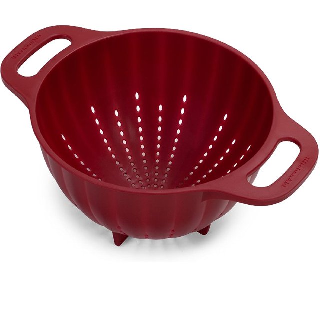 Colador Plástico 5 Lts KitchenAid KC166OSERA Rojo