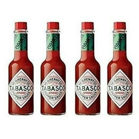 Tabasco Original Flavor Pepper Sauce 2 oz (Pack of 4)