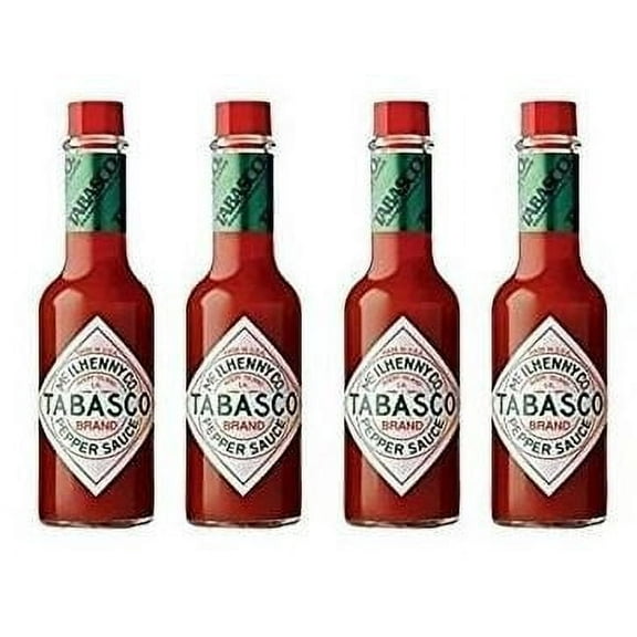 Tabasco Original Flavor Pepper Sauce 2 oz (Pack of 4)