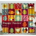 thumbnail image 1 of EREHome Easter Blackout Window Curtain Drapery Panels 52x84 Inch one peal two Piece, 1 of 1