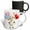 Multicolor, variant on 3drose, Ewe Lamb Holding Heart Shaped Balloons, 11oz Magic Transforming Mug