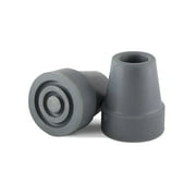 Sunmark Cane Tips, CY196-4857, 0.75", Gray, 2 Count