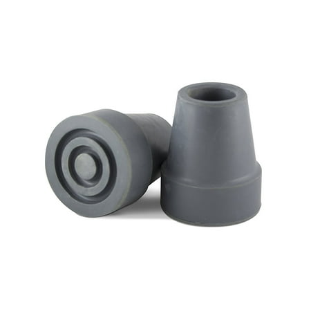 Sunmark Cane Tips, CY196-4857, 0.75", Gray, 2 Count