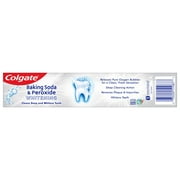 Colgate Baking Soda and Peroxide Whitening Toothpaste, Brisk Mint, 6 oz