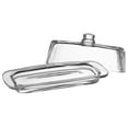 thumbnail image 4 of Glass Butter Dish with Lid, Farmhouse Butter Keeper, Single Stick Container with Handle, Clear Kitchen Accessory, 4 of 4