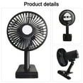 thumbnail image 3 of USB Interface Fans Mini Small Cooler Big Strong Wind DC 5V For Car Desk Truck, 3 of 9
