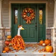thumbnail image 6 of Halloween Goose Outfit Clothes, Porch Goose Outfits,Lawn Goose Statue Birthday Halloween Christmas Fall Lawn Goose Clothing Costume Porch Goose for Outdoor Garden Yard Decor, 6 of 7