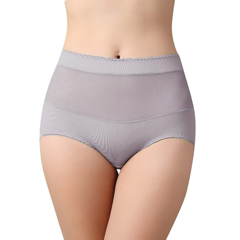 Daznico Womens Underwear Cotton Underwear No Muffin Top Full Briefs Soft  Stretch Breathable Ladies Panties For Women 
