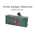thumbnail image 4 of Bolsa de almacenamiento para árbol de Navidad Oxford Cloth | Solución de almacenamiento de árboles artificiales | Organizador de decoración navideña grande con cremallera | Soporte para papel de, 4 of 8