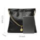 thumbnail image 5 of Bolso DORIS&JACKY de piel acolchada para mujer negro, 5 of 7