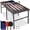 American Flag, variant on Best Choice Products 6x3ft Portable Ping Pong Table Game Set, Folding Table Tennis w/ 2 Paddles, Balls - Light Blue
