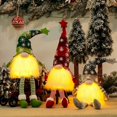 thumbnail image 4 of Muñeco navideño sin rostro con gnomo resplandeciente, decoración navideña para el hogar, regalo de Navidad 2024, luz de noche de Año Nuevo, 4 of 5