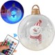thumbnail image 4 of Bola inflable gigante de Navidad de 23,6 pulgadas con control remoto, bola de soplado de PVC de gran tamaño, bola decorada con Navidad para decoración de patio y piscina, 4 of 5