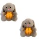 thumbnail image 2 of Baby Breathing Bunny Baby Soothing Bunny Plush Doll Toy 2Pcs, 2 of 5